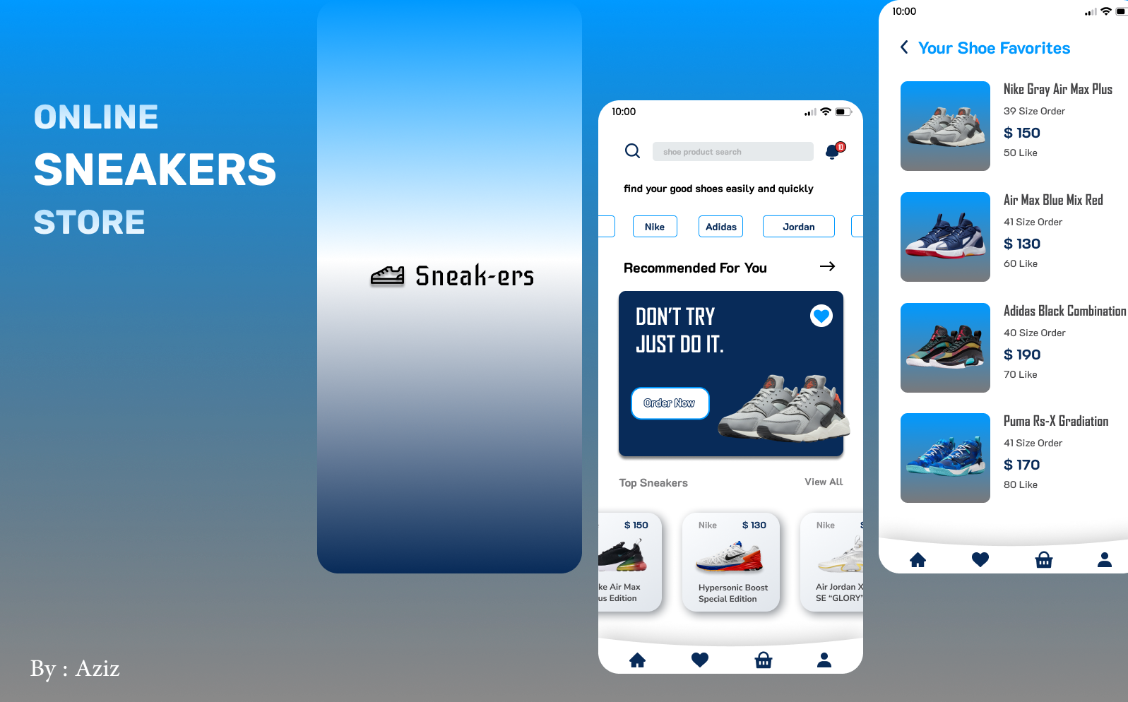 UIX Shoe Store App Design